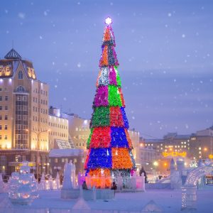 Искусственная ель Елана зауженная заниженая